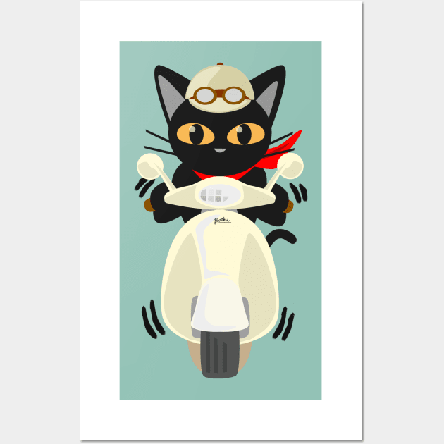 Scooter Wall Art by BATKEI